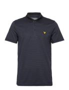 Golf Microstripe Polo Lyle & Scott Sport Black