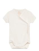 Baby Rib Jersey Body Crossover W. Ss Copenhagen Colors Cream