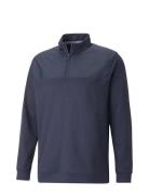 Cloudspun Colorblock 1/4 Zip PUMA Golf Navy