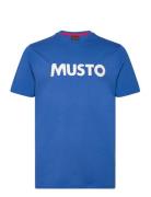 M Musto Logo Tee Musto Blue