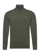 Tech 1/4 Zip Midlayer Lyle & Scott Sport Green