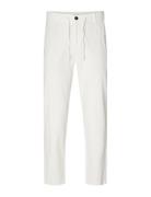 Slh172-Slimtape Brody Linen Pant Noos Selected Homme White