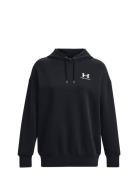 Ua Icon Fleece Os Hoodie Under Armour Black