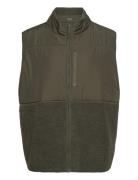 Centre Pile Fleece Vest Björn Borg Khaki