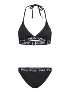 Split Triangle Bikini FILA Black