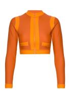 Mirage Coco Ls Crop Top Zipped Rip Curl Orange