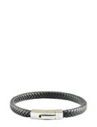 Leather Bracelet Singel Edd. Grey