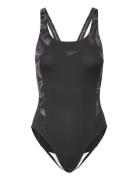 Womens Hyper Boom Splice Muscleback Speedo Black