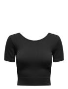 Onpjaia Life Ss 2-Way Crop Seam Top Noos Only Play Black