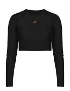 Shine Cropped Long Sleeve Röhnisch Black