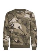 M Bl Camo Crw Adidas Sportswear Khaki