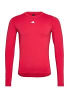 Techfit Aeroready Longsleeve T-Shirt Men Adidas Performance Red