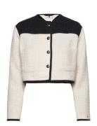 Cropped Tweed Jacket Tommy Hilfiger Cream