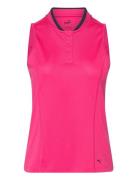 W Range Sl Pique Top PUMA Golf Pink