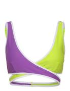 Puma Swim Women Contour Plunge Top Puma Swim Patterned