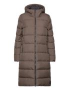 Frozen Palace Coat W Jack Wolfskin Brown