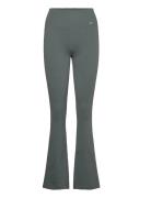 Ribbed Seamless Flare Tights Aim´n Green