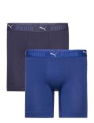 Puma Sport Cotton Long Boxer 2P PUMA Blue