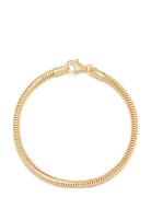 Men's Gold Round Chain Bracelet Nialaya Gold