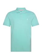 Tailored Fit Performance Mesh Polo Shirt Ralph Lauren Golf Blue