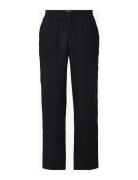 Casual Linen Pants Lexington Clothing Black