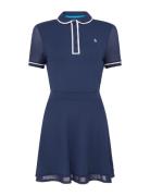 Short Sleeve Veronica Dress Original Penguin Golf Blue