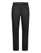 Slim-Fit 100% Linen Trousers Mango Black