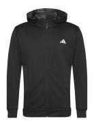 Adidas Train Essentials Camo Full Zip Hoodie Adidas Performance Black