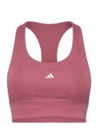 Run Pocket Medium Support Bra Adidas Performance Pink