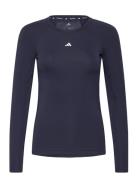 Techfit Longsleeve Training Top Adidas Performance Navy