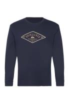 Qs Diamond Logo Ls Quiksilver Navy