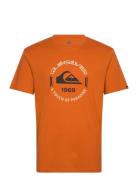 Circle Logo Ss Quiksilver Orange