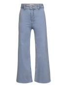 Jeans Culotte High Waist Mango Blue