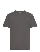 Overdyed Logo Loose Tee Superdry Sport Grey