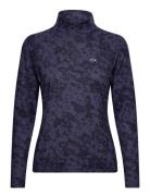 Canvas Print 1/2 Zip Top Calvin Klein Golf Navy