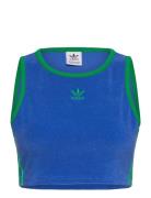 Terry Crop Tank Adidas Originals Blue