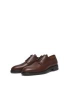 Slhblake Leather Derby Shoe Noos Selected Homme Brown