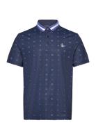 Original All-Over Pete Print Polo Original Penguin Golf Navy