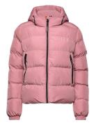 Hooded Sports Puffer Jacket Superdry Sport Pink