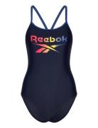 Womens Reebok Swimsuit Maggie Reebok Performance Navy