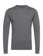 Odlo Bl Top Crew Neck L/S Merino 200 Odlo Grey