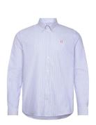 Konrad Contrast Oxford Shirt Les Deux Blue