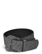 Pcrimmi Glitter Waist Belt Pieces Silver