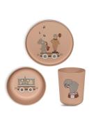 Milas Pla Dinner Set 3-Pack Nuuroo Pink