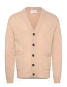 Lambswool Button Cardigan Lindbergh Beige