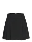 Pinstriped Pleated Skirt Mango Black