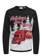 Onsxmas Reg 5 Cola Crew Knit Cs ONLY & SONS Navy