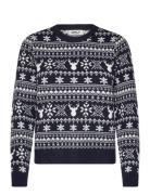 Onlxmas Winter Ls O-Neck Knt ONLY Navy