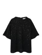 Nkfrunic Sequin Ss Top Name It Black