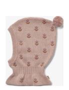 Knitted Balaclava Sessie Wheat Pink